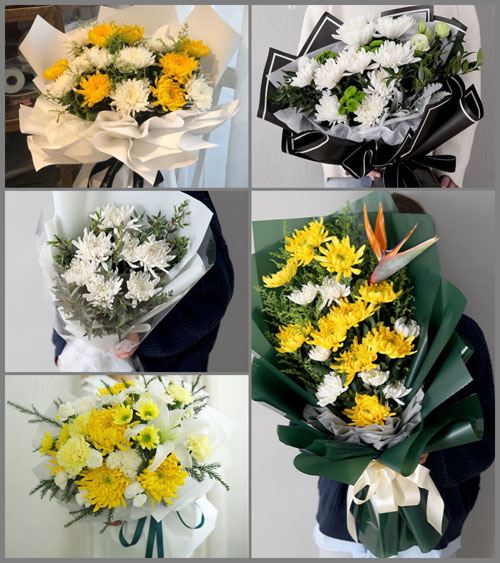 山西运城万荣县解店镇太贾坡村白事花束代送